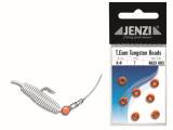 Jenzi Tungsten Perlen 3,5mm 7St. slotted fluo orange