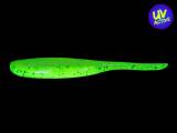 Keitech Shad Impact 3" (7,5 cm) Motoroil / Chartreuse