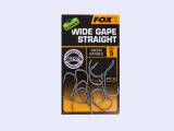Fox Edges Wide Gape Straight Hooks Größe 8