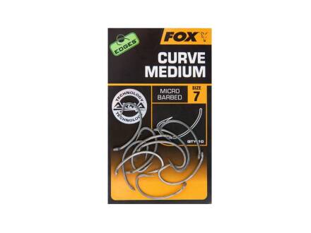 Fox Edges Curve Shank Medium Hooks Größe 5