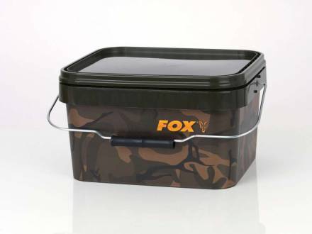 Fox Camo Square Carp Buckets 5 Liter