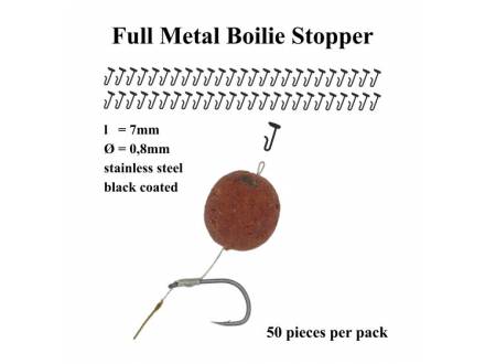 Poseidon Full Metal Boilie Stopper/ 50 per pack