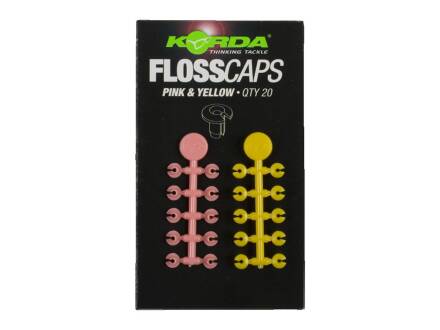 Korda Floss Caps Pink / Yellow
