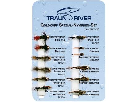 Traun River Goldkopf Spezial Nymphen Set