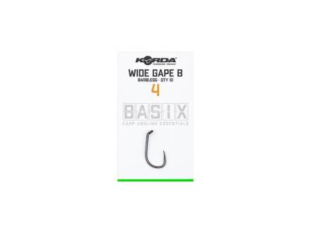 Korda Basix Wide Gape Barbless 4
