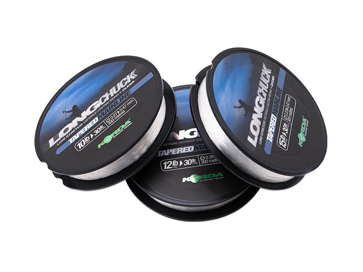 Fil De Pêche Korda LongChuck Low Stretch – Mono Transparent, Faible élasticité, Faible Absorption D'eau, 1000 M, Pour Lancer Longue Distance