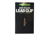 Korda Quick Release Lead Clips  Gravel / Clay
