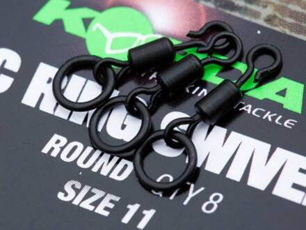 Korda Quick Change Ring Swivel  Size 8