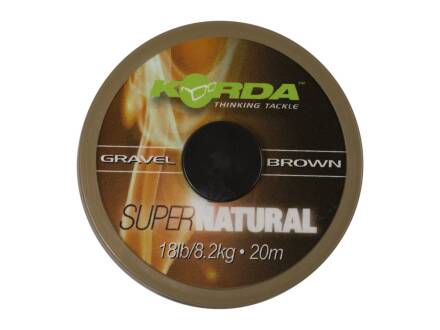 Korda Super Natural 18lb Gravel Brown