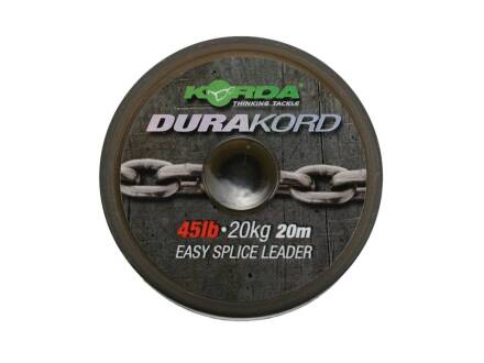 Korda Dura-Kord Dyneema Spliceable Leader  45lb 20m