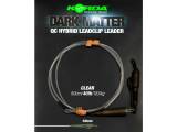 Korda Dark Matter Leader 50cm QC Hybrid Clip Clear