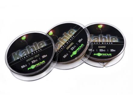 Korda Kable Tight Weave Weed/Silt