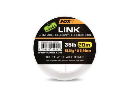 Fox Edges Link Illusion Fluorocarbon  0.64mm/35lb  (20m)