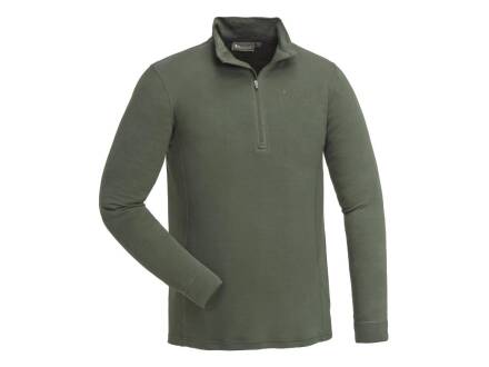 Pinewood Abisko Merino Base Half Zip Moosgün