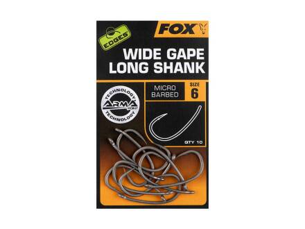 Fox Edges Armapoint Super Wide Gape  Long shank - Size 7
