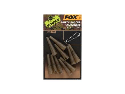 Fox Edges Camo Size 7 lead clip tail Rubbers