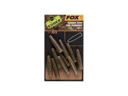 Fox Edges Camo Size 7 Powergrip Tail Rubbers