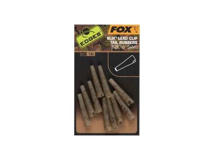 Fox Edges Camo Size 10 Slik Lead Clip Tail Rubber
