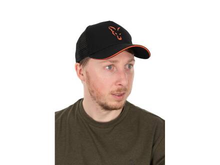 Fox Collection Trucker Cap Black & Orange
