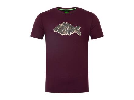 Korda Outline Tee Burgundy L