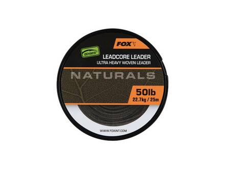Fox Edges Naturals Leadcore 25m 50lb /22.7kg