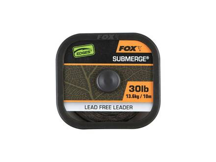 Fox EDGES Naturals Submerge Leader 30 lb/13.6 kg 10m