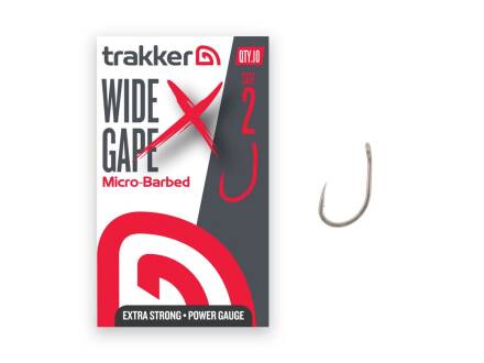 Trakker Wide Gape XS Hooks Size 2 (Micro Barbed)