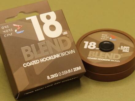 One More Cast Blend Coated Hooklink Brown 0.55mm/18lb 8.2kg
