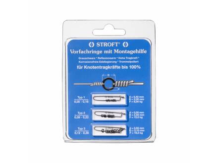 Stroft Vorfachringe 3-er Pack Typ 1,2,3