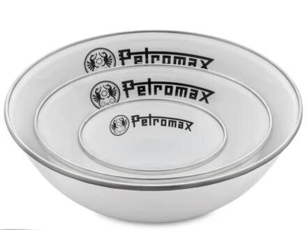 Petromax Emaille Schalen weiß 2 Stück