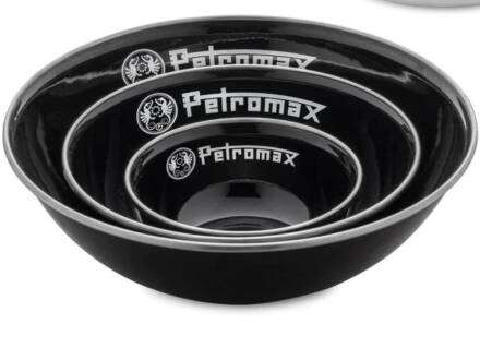 Petromax Emaille Schalen schwarz 2 Stück