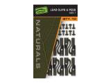 Fox Edges Naturals Lead Clips & pegs Size 7
