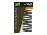Fox Edges Naturals Lead Clips Tail Rubbers Size 7