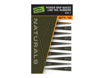 Fox Edges Naturals Power Grip Naked line tail rubbers size 7