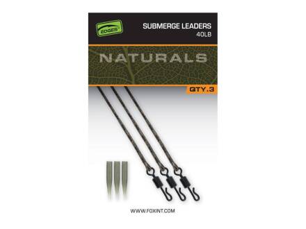 Fox Edges Naturals Submerged Leaders 40lb