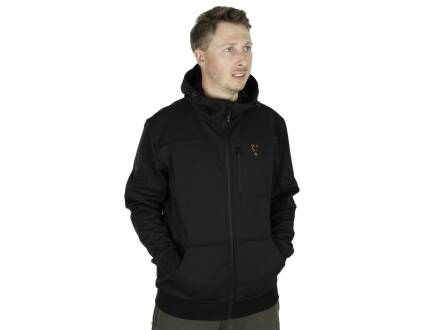 Fox Collection Soft Shell Jacket Black & Orange XL
