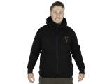 Fox Collection Sherpa Jacket Black & Orange L