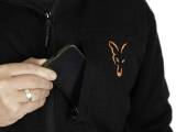 Fox Collection Sherpa Jacket Black & Orange L
