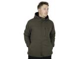 Fox Collection Sherpa Jacket Green & Black L