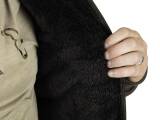 Fox Collection Sherpa Jacket Green & Black L