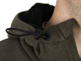 Fox Collection Sherpa Jacket Green & Black L