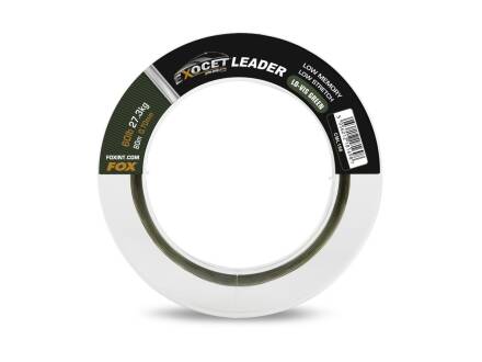 Fox Exocet Pro (Low vis green) Leader 60lb (27.3kg) 0.70mm x 80m