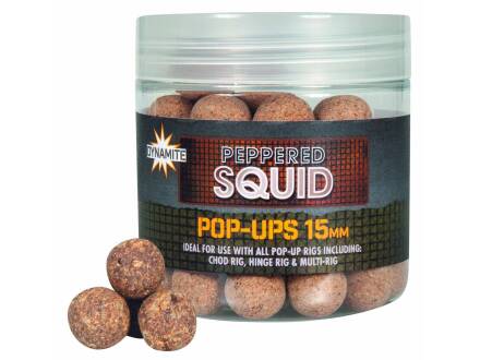 Dynamite Baits PEPPERED SQUID POP UPS 15MM