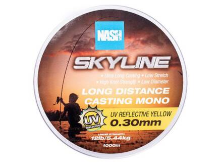 Nash Skyline Mono UV Yellow 12lb/0.30mm 1000m