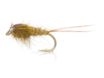 Unique Flies HARES EAR OLIVE TMC 3761 #12