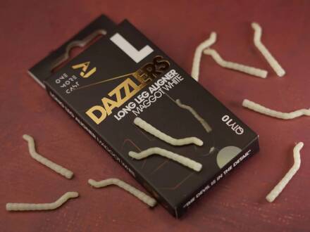 One More Cast Dazzlers Long Leg Maggot White