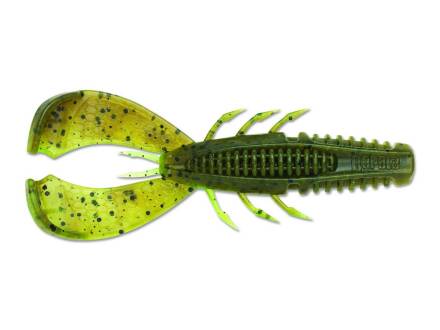 RAPALA CRUSHCITY CLEANUP CRAW 3" 9 cm Green Pumpkin Chartreuse Pepper