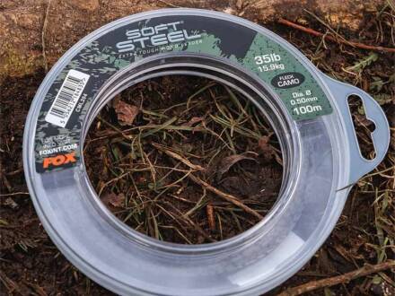 Fox Soft Steel Fleck Camo Leader