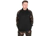 FOX LW BLACK / CAMO QTR ZIP Small