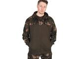 FOX LW KHAKI / CAMO SPLIT ZIP HOODY Large